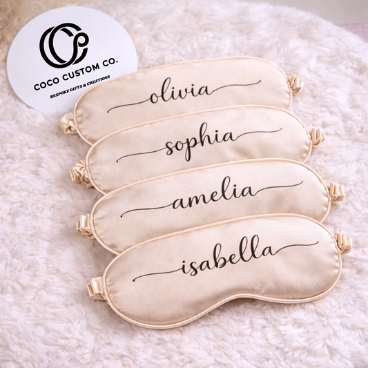 Bespoke Bridal Party Eye Mask