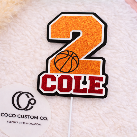 Number Cake Topper