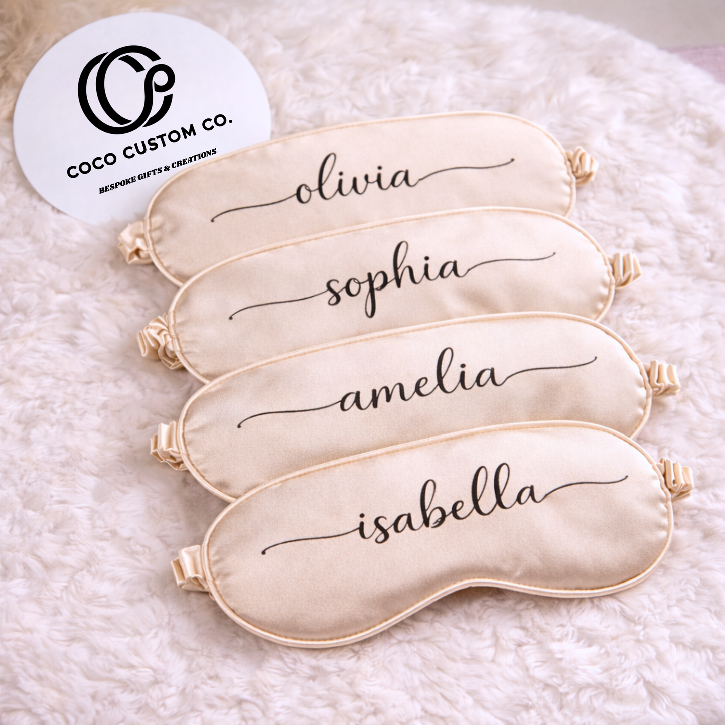 Bespoke Bridal Party Eye Mask