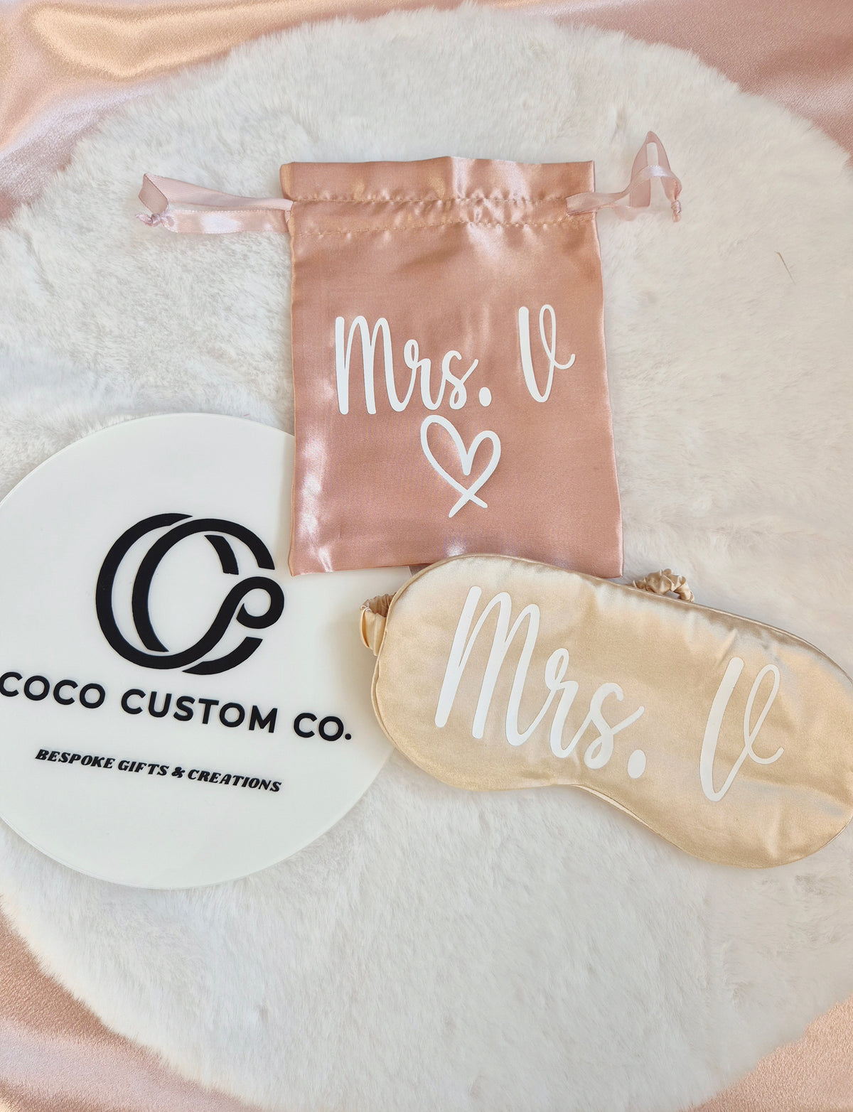 Personalised Satin Eye Mask