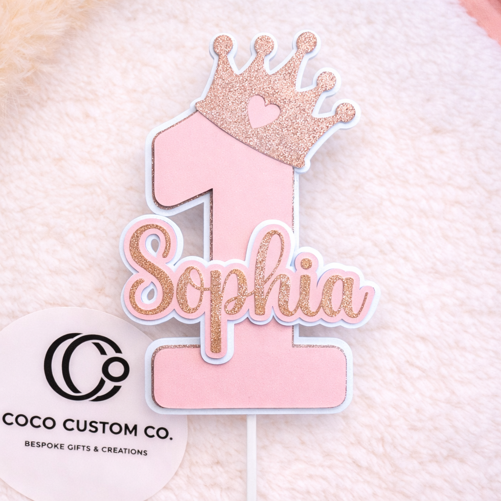 Number Cake Topper