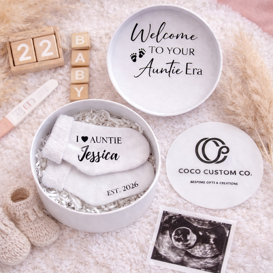 Custom Baby Announcement Gift Box