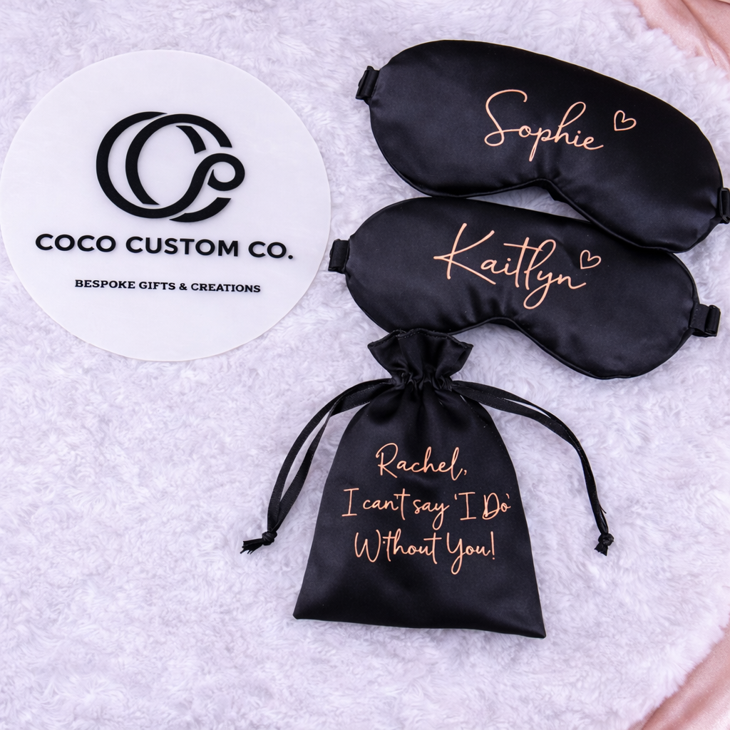 Bespoke Bridal Party Eye Mask