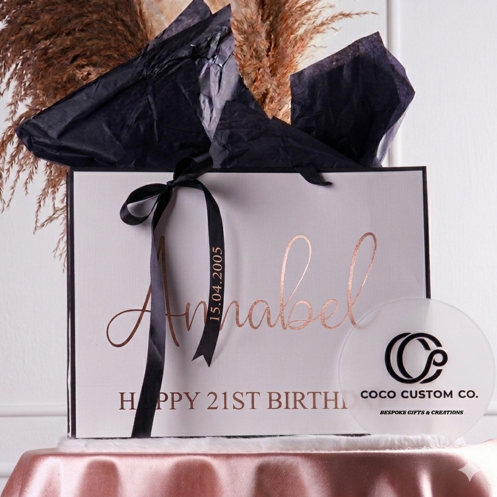 Custom Occasion Gift Bag & Ribbon