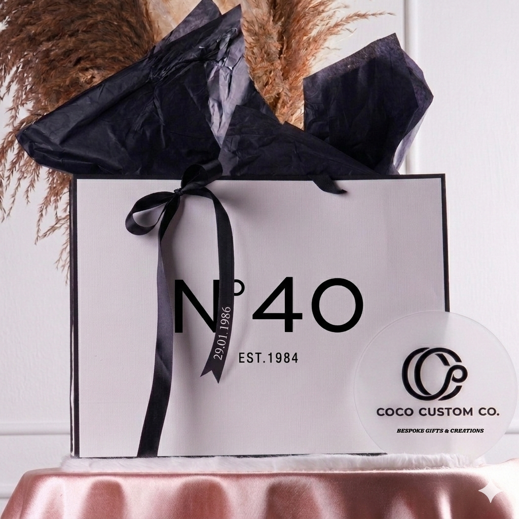 Custom Occasion Gift Bag & Ribbon