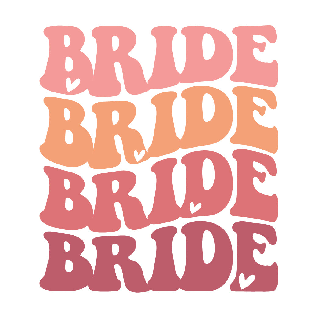 Custom Bride Tribe T-Shirt Prints