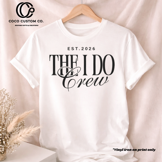 Custom Bride Tribe T-Shirt Prints