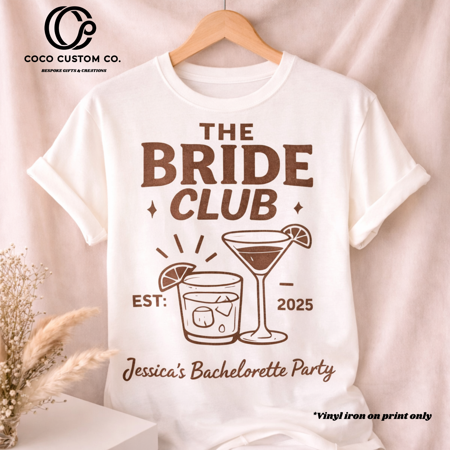 Custom Bride Tribe T-Shirt Prints