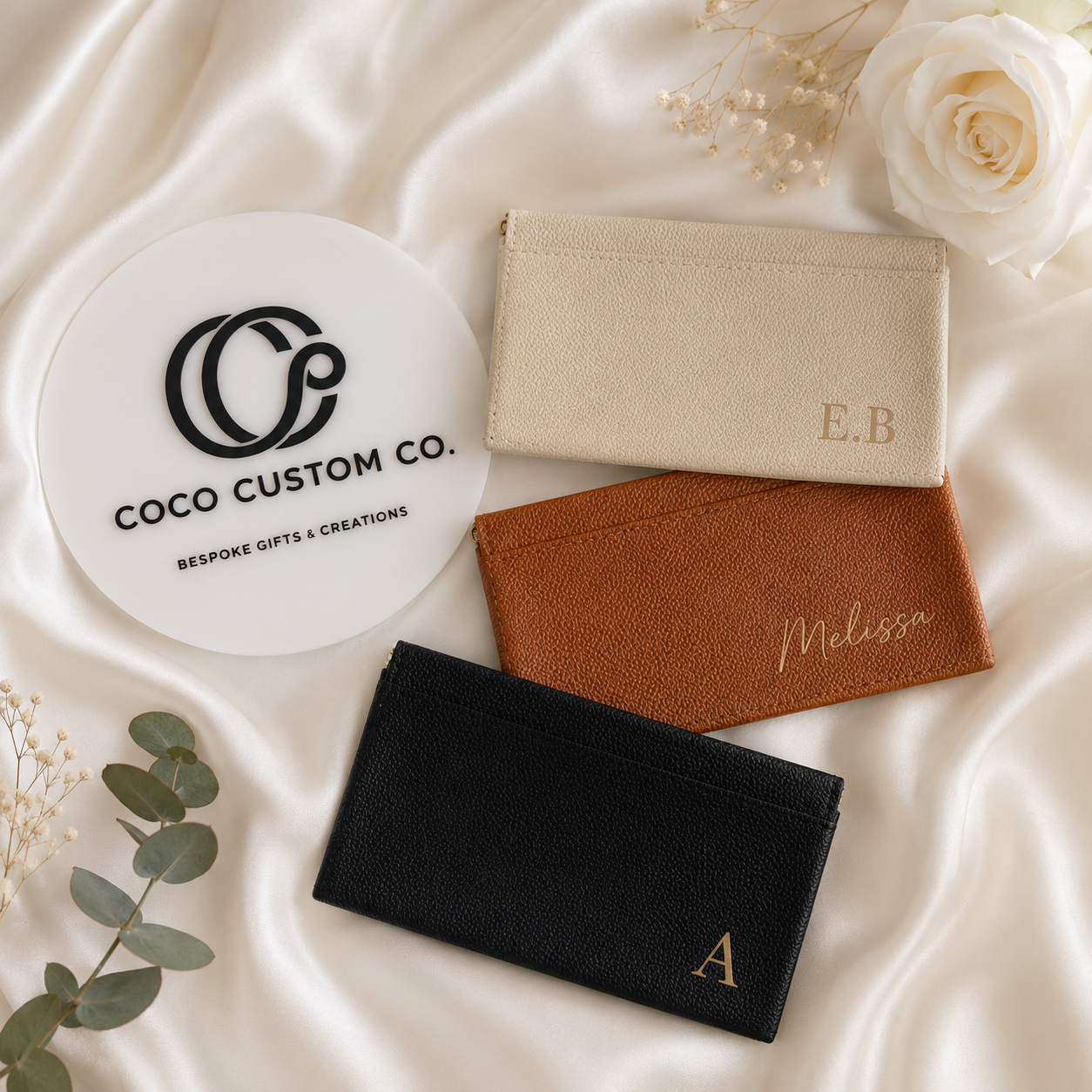 Custom Vegan Leather Magnetic Pouch